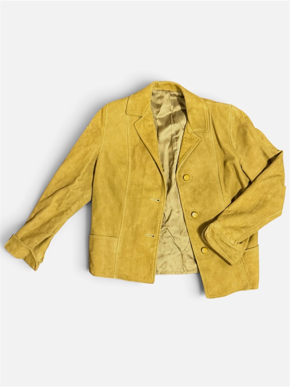 Vintage Suede Blazer Jacket